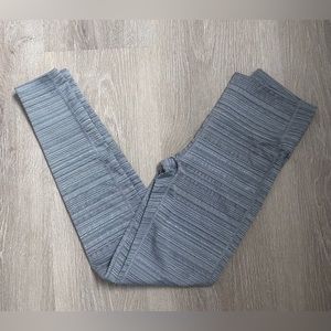 Athleta|Leggings|White/Grey(s)Stripe|NWOT|SZ‎ S